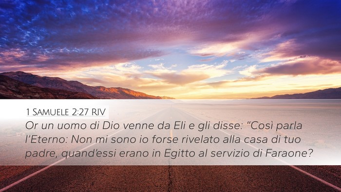 1 Samuele 2:27 RIV Bible Verse Image