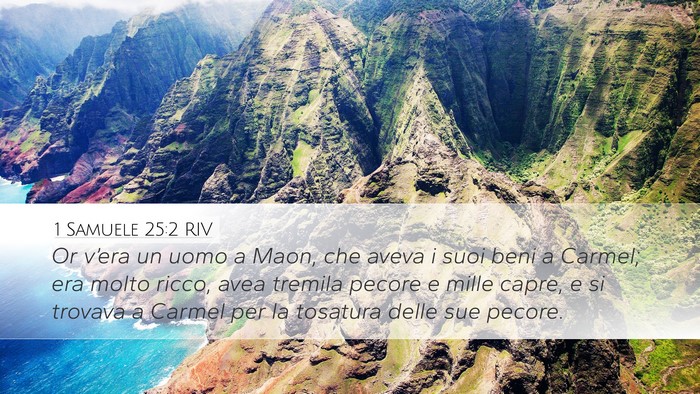1 Samuele 25:2 RIV Bible Verse Image