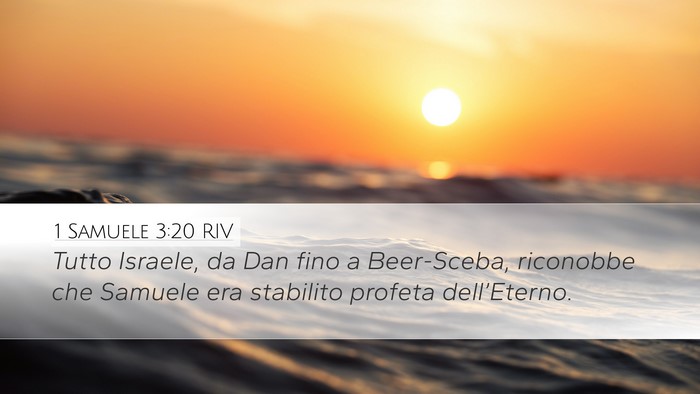 1 Samuele 3:20 RIV Bible Verse Image