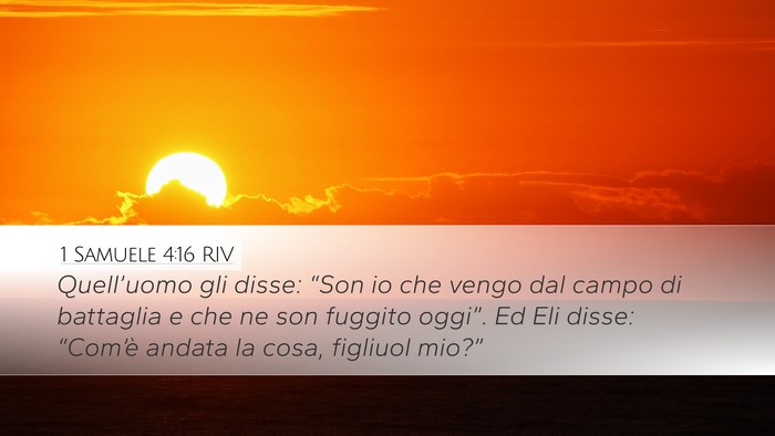 1 Samuele 4:16 RIV Bible Verse Image