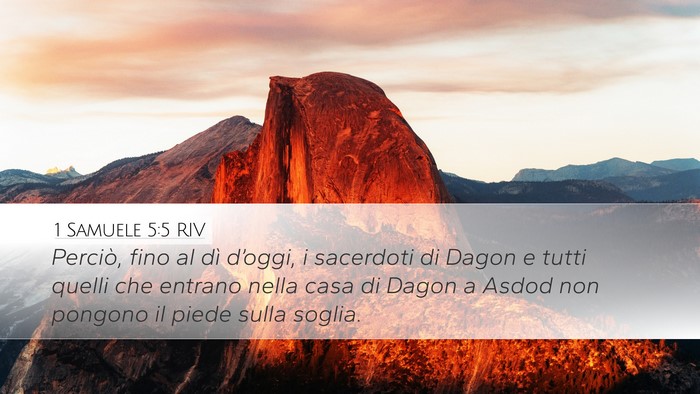 1 Samuele 5:5 RIV Desktop Wallpaper - Perciò, fino al dì d’oggi, i sacerdoti di - Desktop Bible Verse Wallpaper