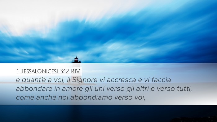 1 Tessalonicesi 3:12 RIV Bible Verse Image