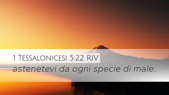 1 Tessalonicesi 5:22 RIV Bible Verse Image
