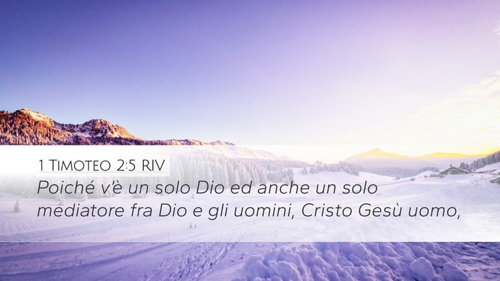 1 Timoteo 2:5 RIV Bible Verse Image