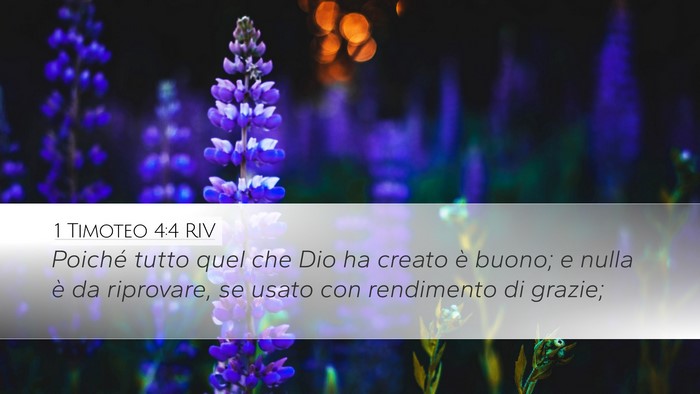 1 Timoteo 4:4 RIV Bible Verse Image