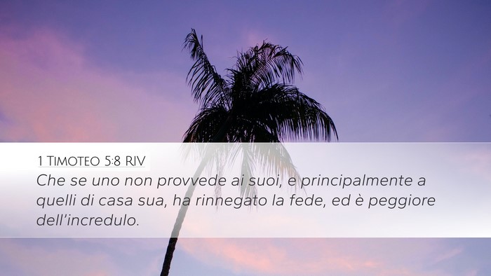 1 Timoteo 5:8 RIV Bible Verse Image