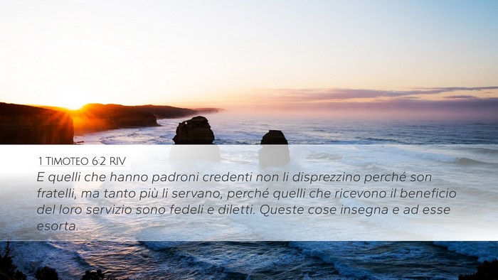 1 Timoteo 6:2 RIV Bible Verse Image