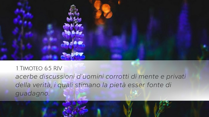 1 Timoteo 6:5 RIV Bible Verse Image