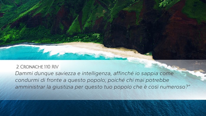 2 Cronache 1:10 RIV Bible Verse Image