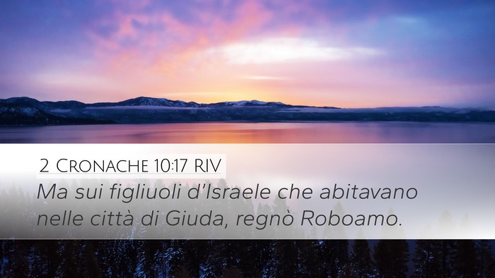 2 Cronache 10:17 RIV Bible Verse Image