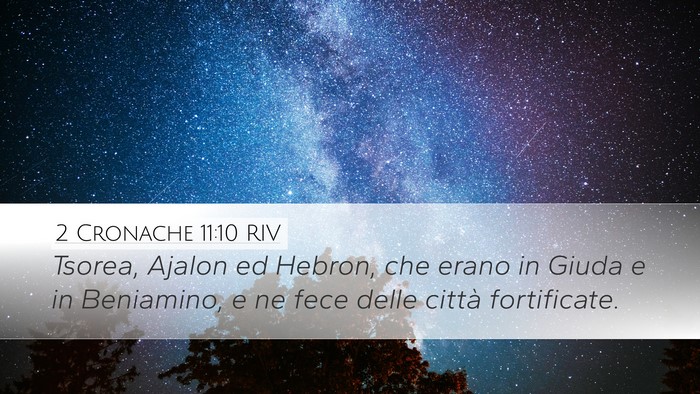 2 Cronache 11:10 RIV Bible Verse Image