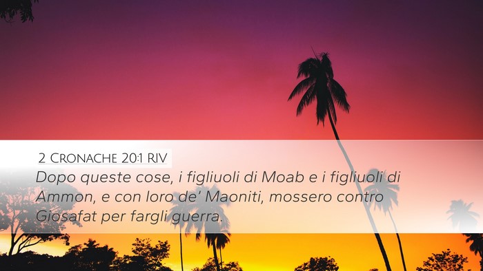 2 Cronache 20:1 RIV Bible Verse Image