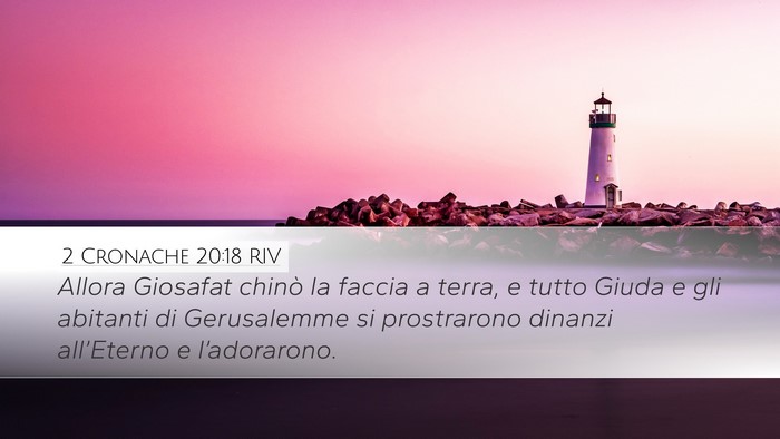 2 Cronache 20:18 RIV Bible Verse Image