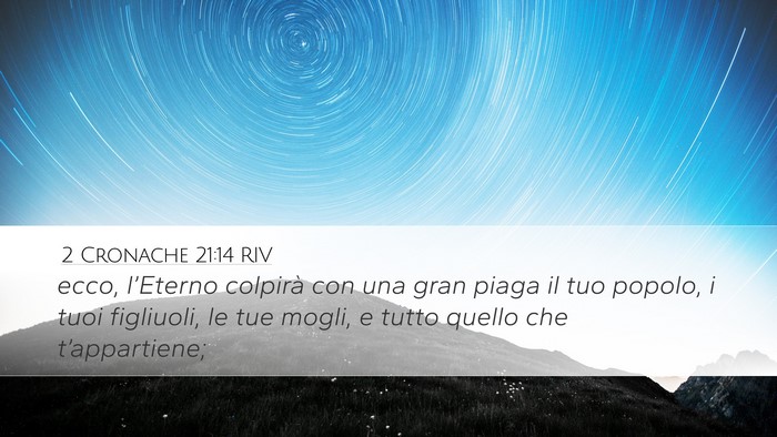 2 Cronache 21:14 RIV Desktop Wallpaper - ecco, l’Eterno colpirà con una gran piaga il - Desktop Bible Verse Wallpaper