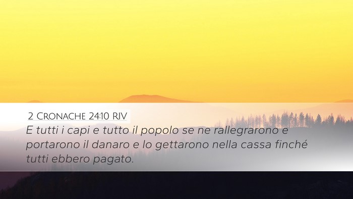 2 Cronache 24:10 RIV Bible Verse Image