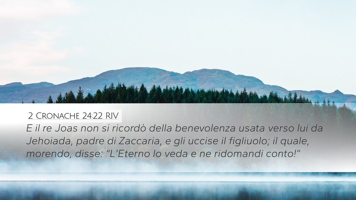 2 Cronache 24:22 RIV Bible Verse Image
