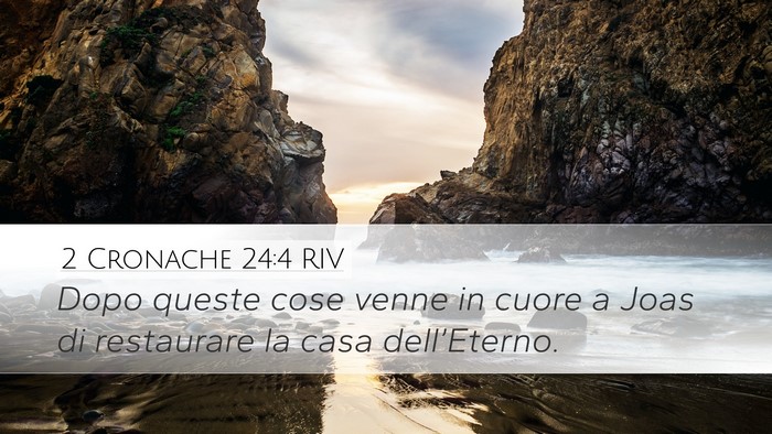 2 Cronache 24:4 RIV Desktop Wallpaper - Dopo queste cose venne in cuore a Joas di - Desktop Bible Verse Wallpaper