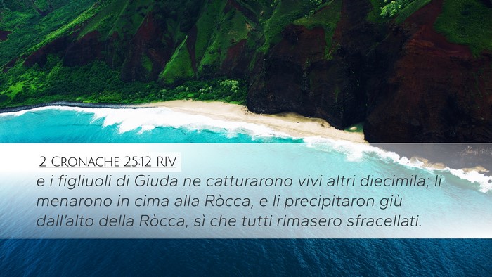 2 Cronache 25:12 RIV Bible Verse Image
