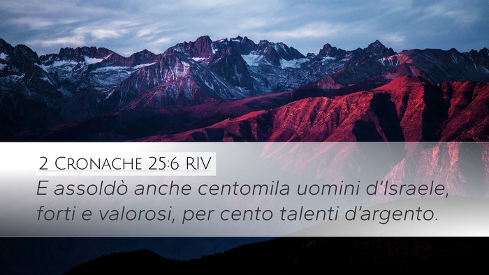 2 Cronache 25:6 RIV Bible Verse Image