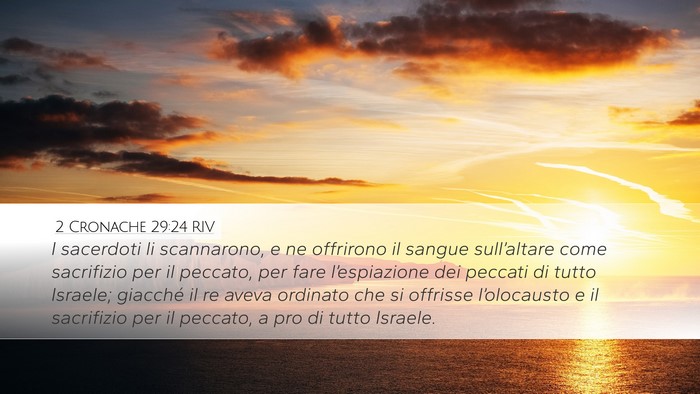 2 Cronache 29:24 RIV Bible Verse Image