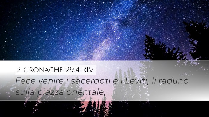 2 Cronache 29:4 RIV Bible Verse Image