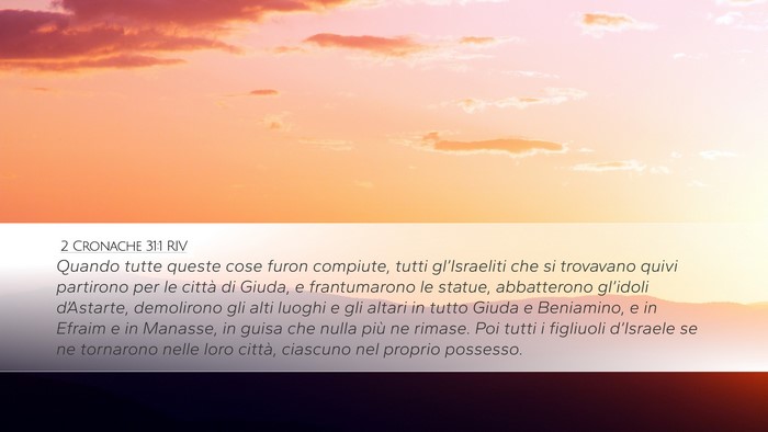 2 Cronache 31:1 RIV Bible Verse Image