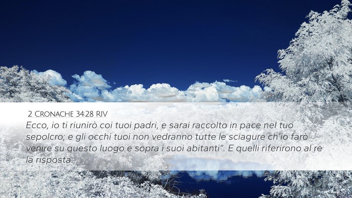2 Cronache 34:28 RIV Bible Verse Image