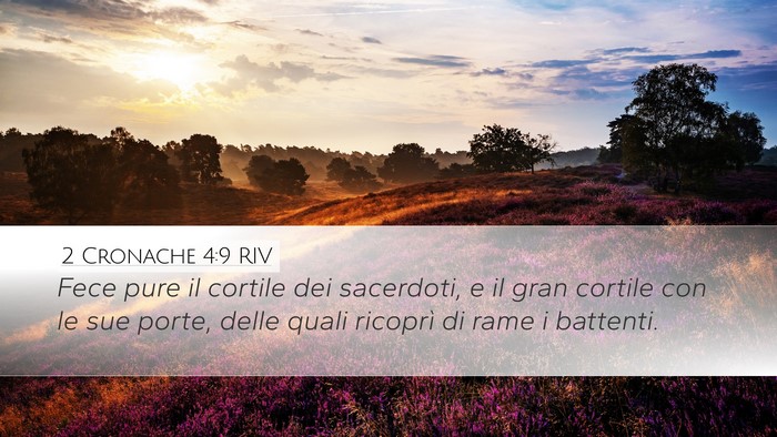 2 Cronache 4:9 RIV Bible Verse Image