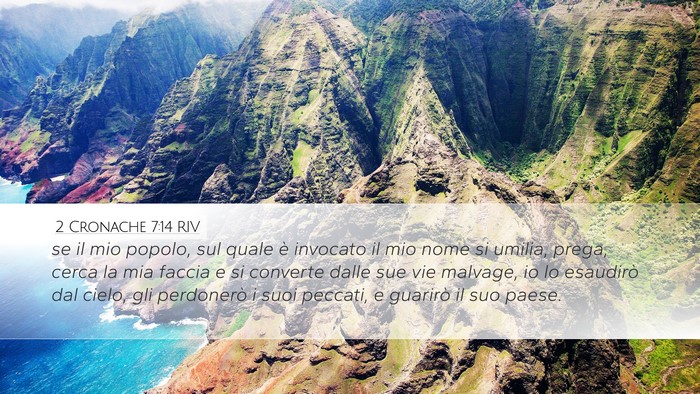 2 Cronache 7:14 RIV Bible Verse Image