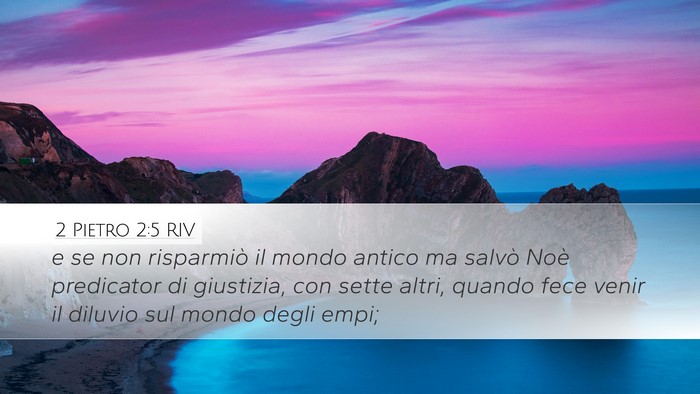 2 Pietro 2:5 RIV Bible Verse Image