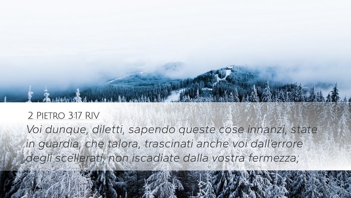 2 Pietro 3:17 RIV Bible Verse Image
