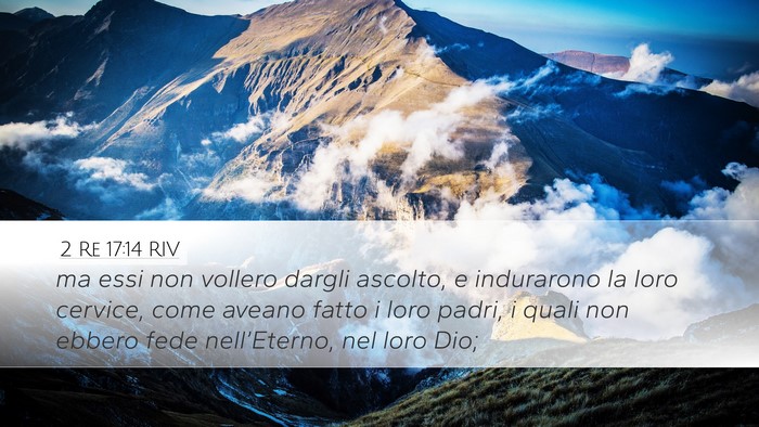2 Re 17:14 RIV Bible Verse Image