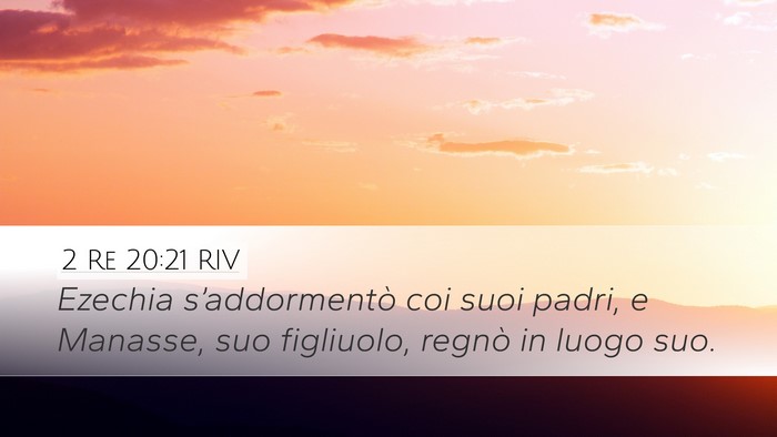 2 Re 20:21 RIV Bible Verse Image