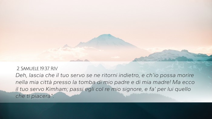 2 Samuele 19:37 RIV Bible Verse Image
