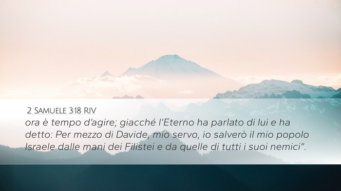 2 Samuele 3:18 RIV Bible Verse Image