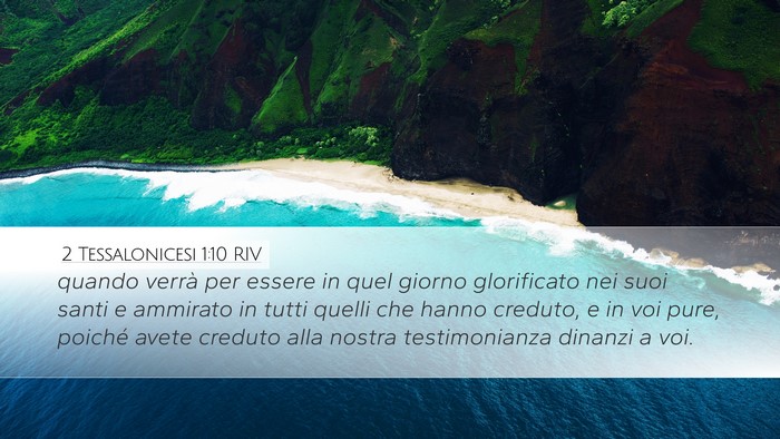 2 Tessalonicesi 1:10 RIV Bible Verse Image