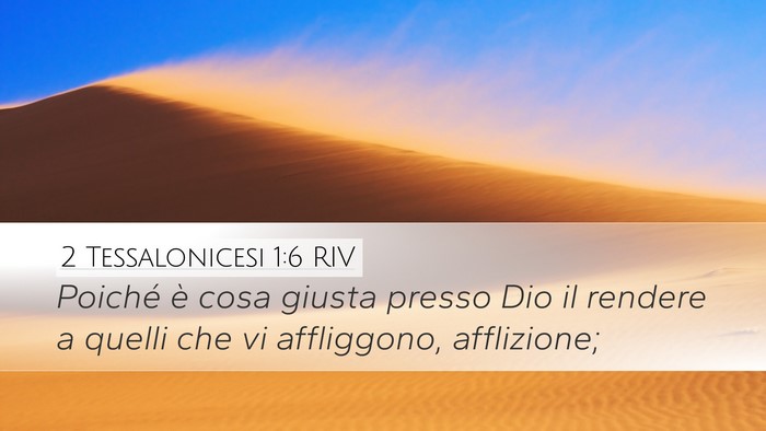 2 Tessalonicesi 1:6 RIV Bible Verse Image