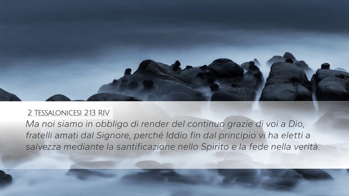 2 Tessalonicesi 2:13 RIV Bible Verse Image