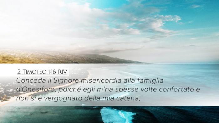 2 Timoteo 1:16 RIV Bible Verse Image