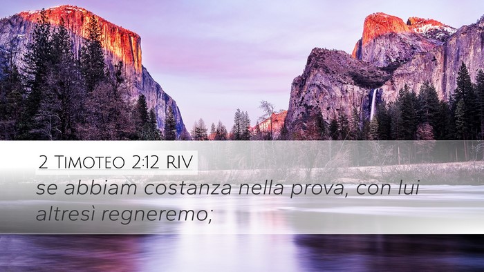 2 Timoteo 2:12 RIV Bible Verse Image