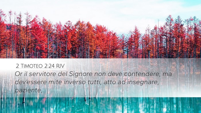 2 Timoteo 2:24 RIV Bible Verse Image