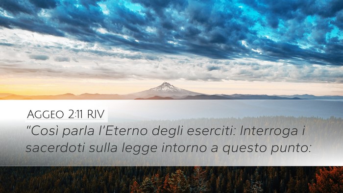 Aggeo 2:11 RIV Bible Verse Image