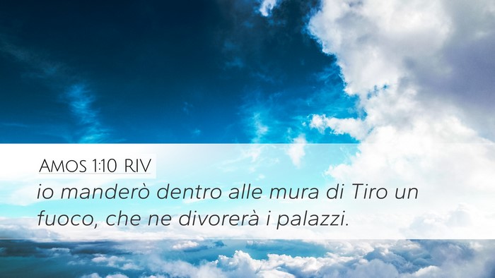 Amos 1:10 RIV Bible Verse Image