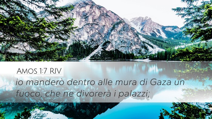 Amos 1:7 RIV Bible Verse Image