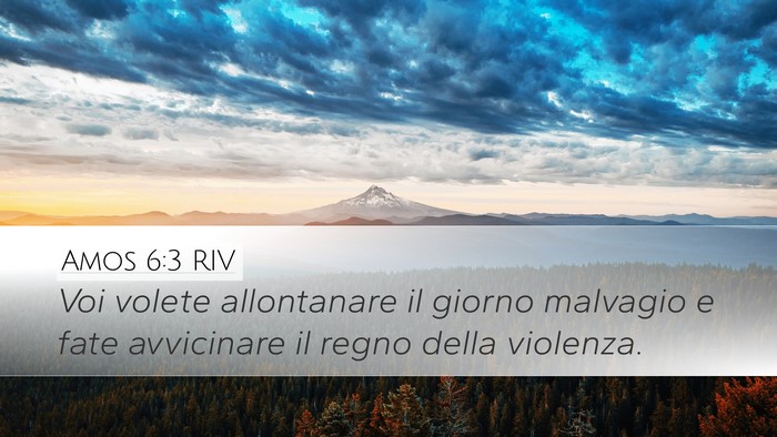 Amos 6:3 RIV Bible Verse Image