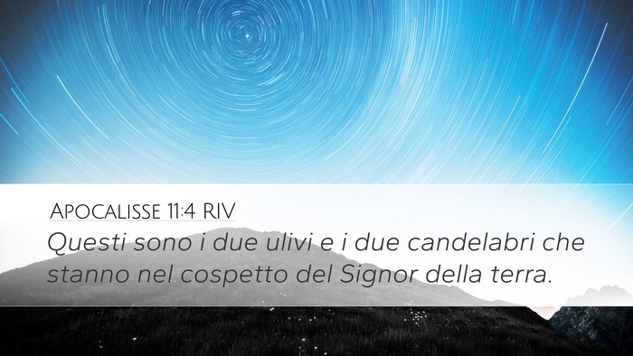 Apocalisse 11:4 RIV Bible Verse Image