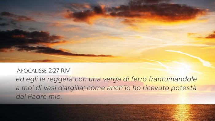 Apocalisse 2:27 RIV Bible Verse Image