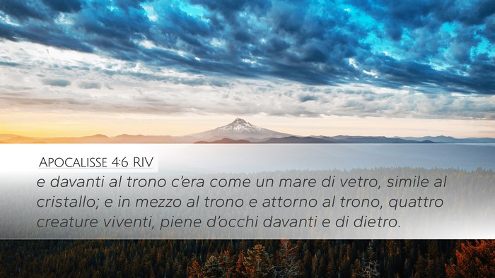 Apocalisse 4:6 RIV Bible Verse Image