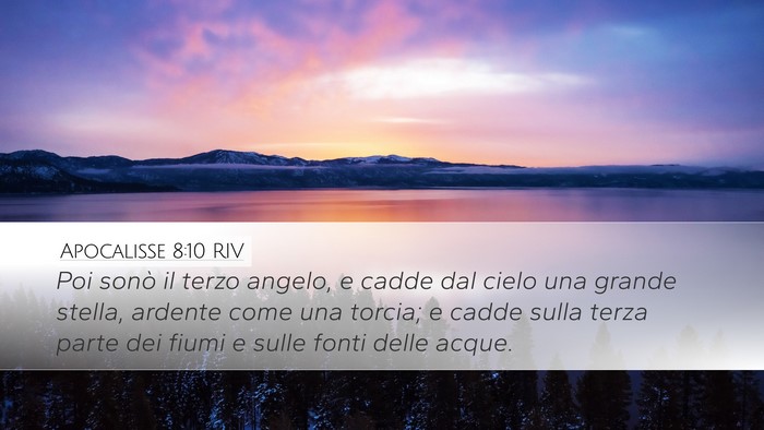Apocalisse 8:10 RIV Bible Verse Image