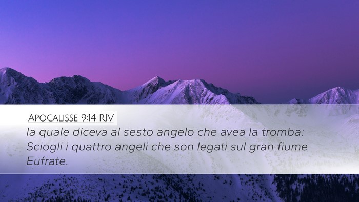 Apocalisse 9:14 RIV Bible Verse Image